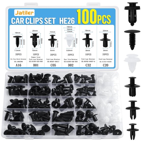 Autoteile clips set 100 - clips, stück